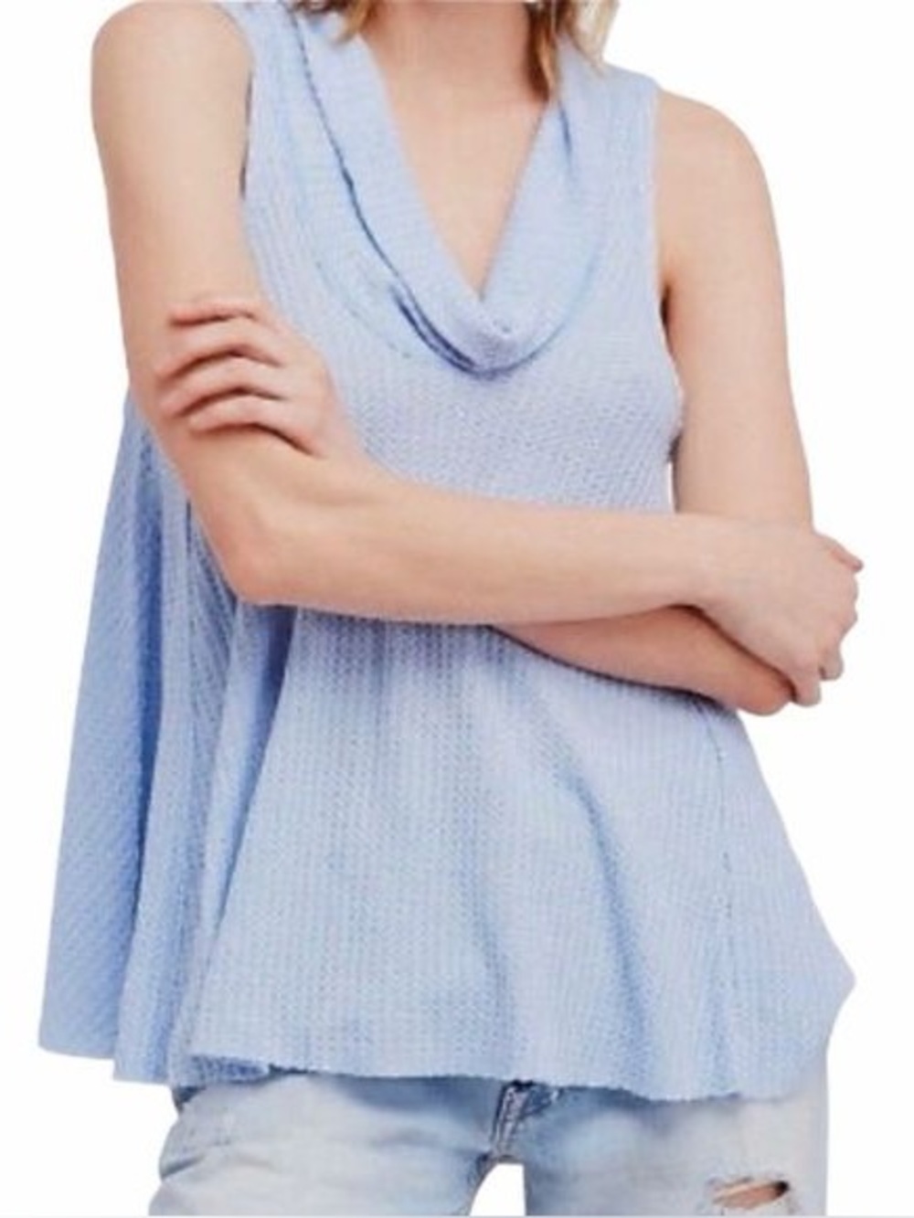 We The Free Light Swing It Cowl Neck Tank
